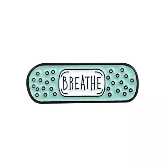 2pcs Mental Health Self-Care Bandaid Enamel Pins - Picture 7 of 10